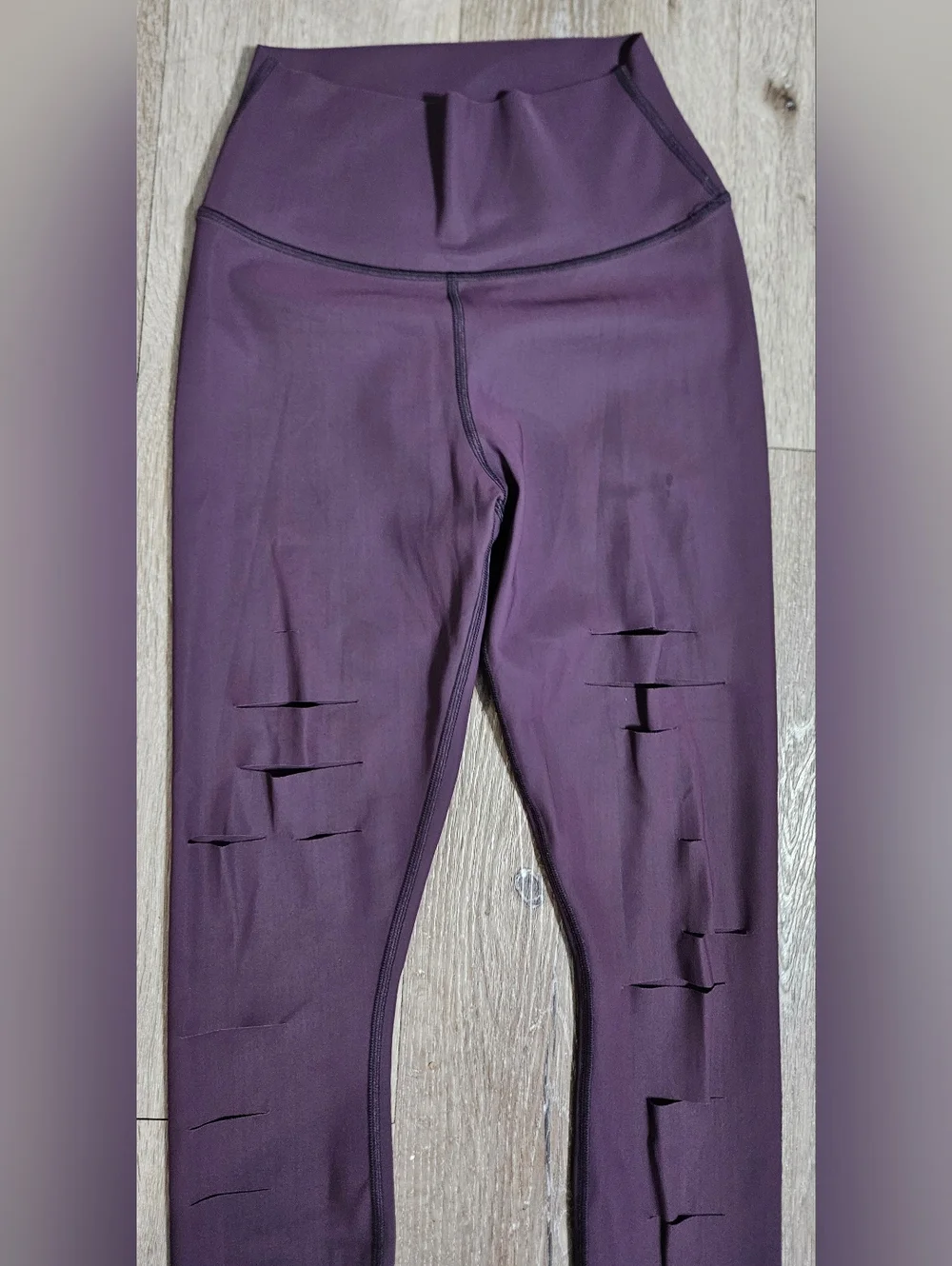 ALO Yoga Ripped Warrior Leggings High Waisted Women’s Size Small